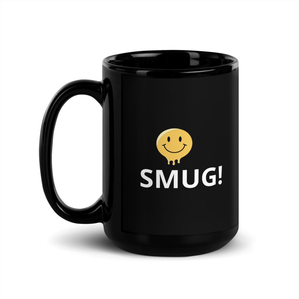 Black Glossy Mug
