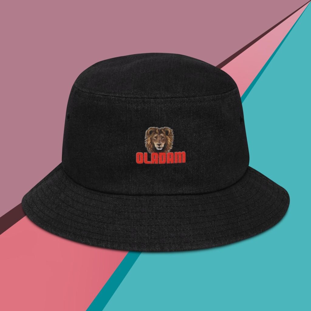 Denim bucket hat
